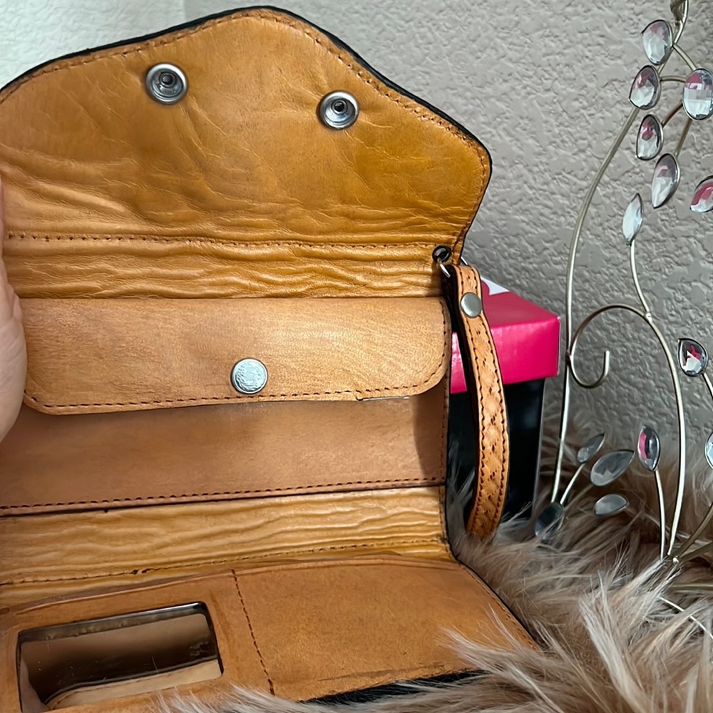 New tan western leather wallet - Picture 2 of 4